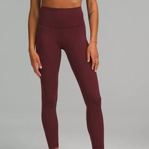 Lululemon align maroon leggings